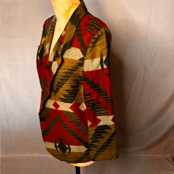 Geometric Patterned Blazer - Picture 5 of 7